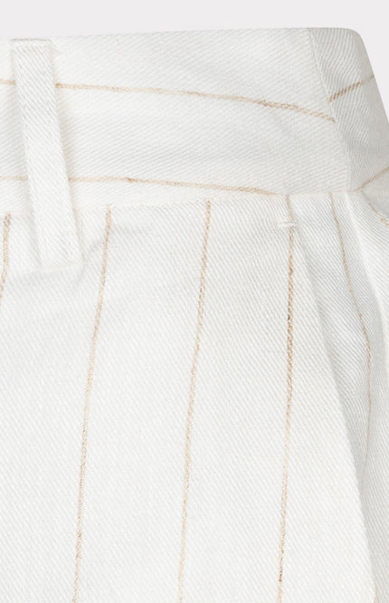 EsQualo Short Linen Striped HS26.17203 Stretchshop.nl