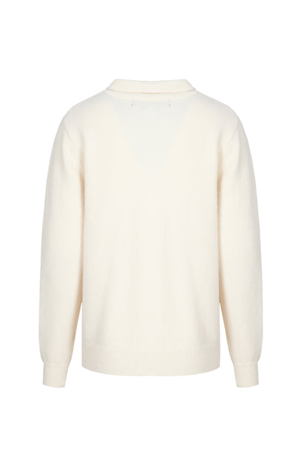 Vest Liora Knitting Wool White