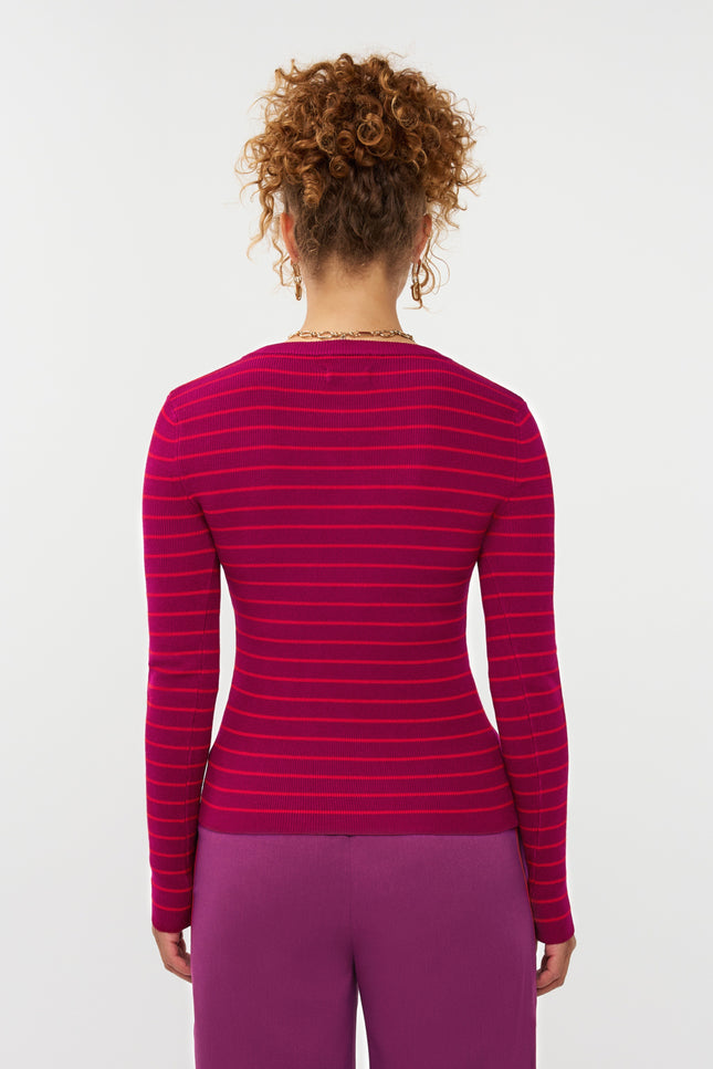 Top Devina Fuchsia Purple Red