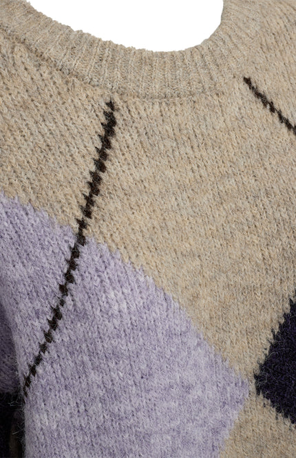 Trui Fqgrslulu Oyster Grey Mel Iris Mel 211714
