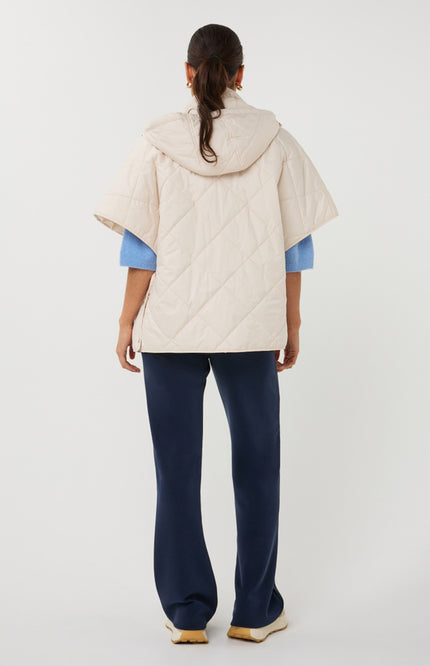 EsQualo Bodywarmer Light Sand SP26.37009 Stretchshop.nl