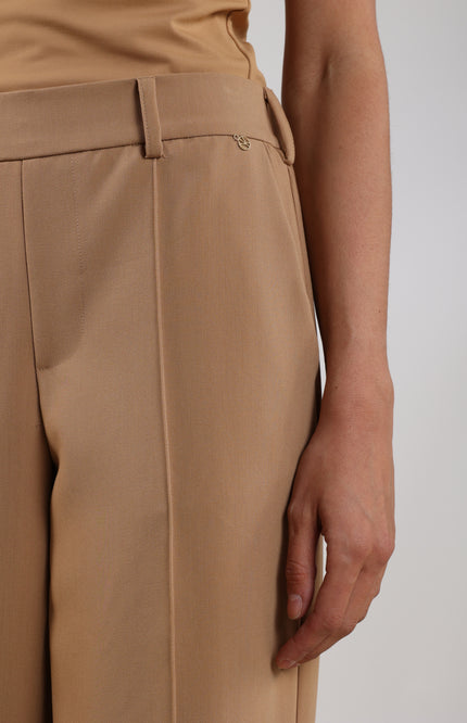 Nukus Broek Jill Camel NKS09068 Stretchshop.nl