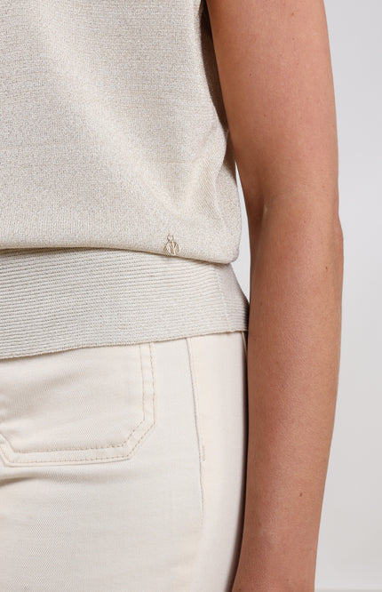 Top Wies Lurex Sand NKS01174