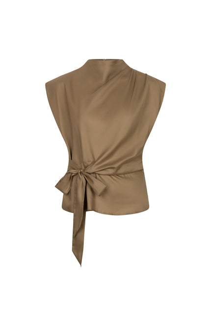 Ibana Top Tavir Terra Beige Stretchshop.nl