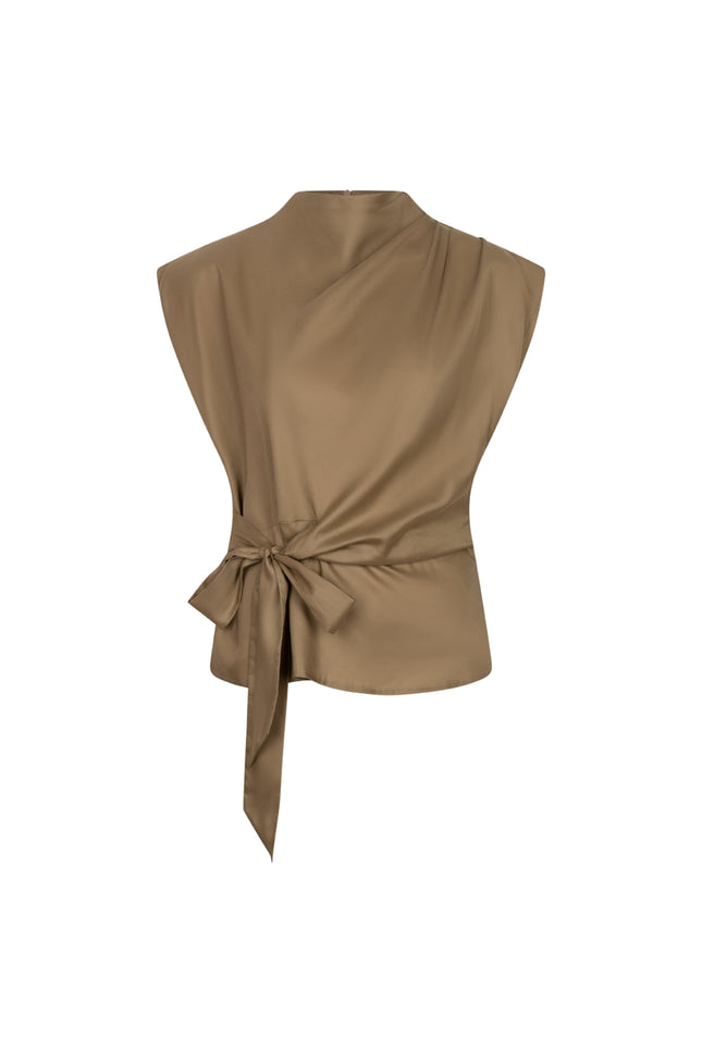 Ibana Top Tavir Terra Beige Stretchshop.nl