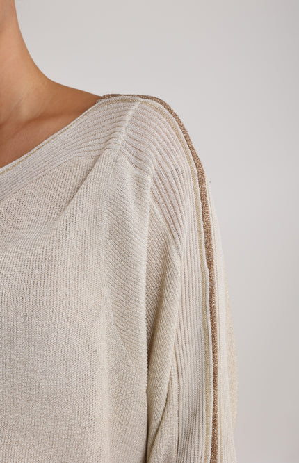 Trui Whitney Lurex Sand NKS03058