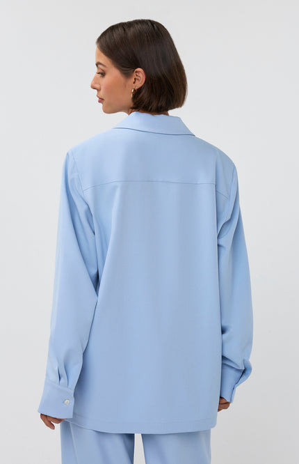 Studio Amaya Blazer Noomi Light Blue Stretchshop.nl