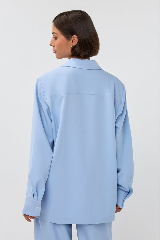 Studio Amaya Blazer Noomi Light Blue Stretchshop.nl