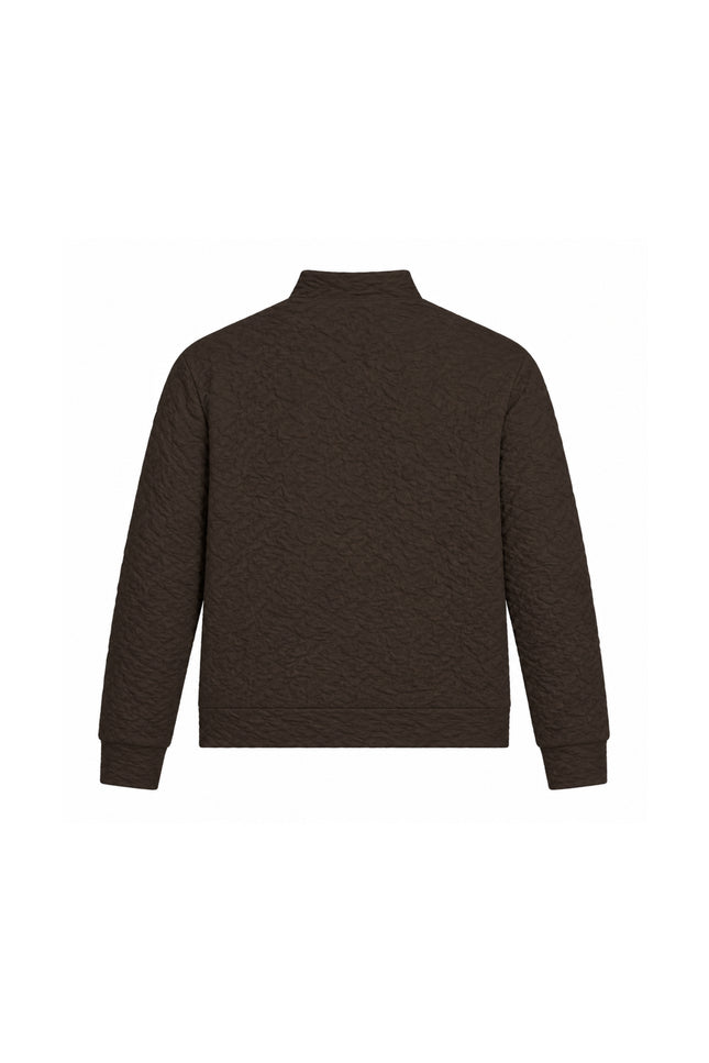 Jacket Structuur Bruin 183333