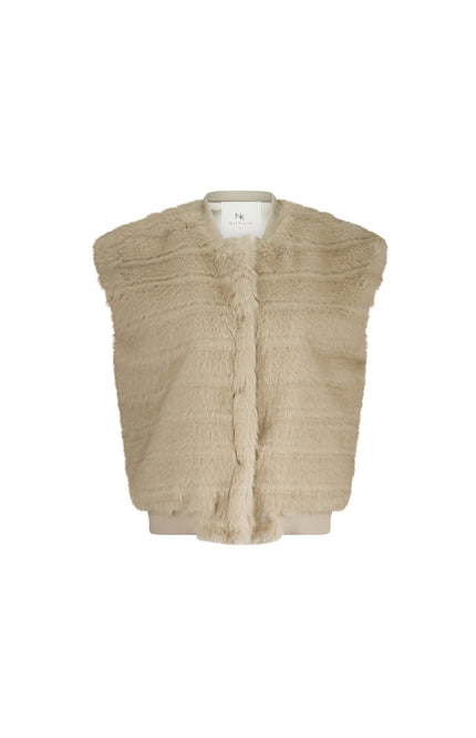 Gilet Billy Stripe Sand NKF08011