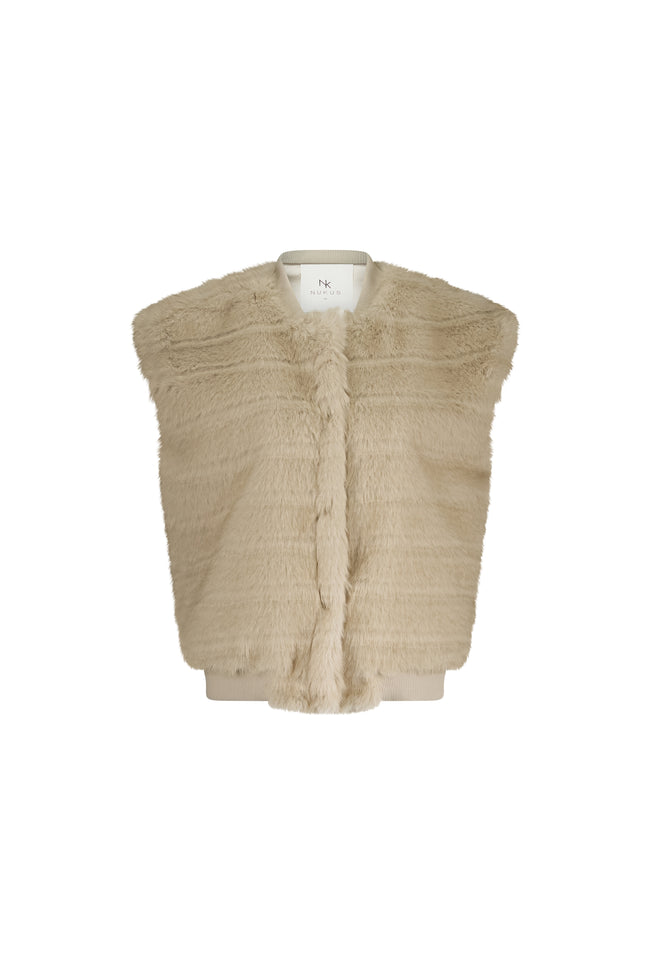 Gilet Billy Stripe Sand NKF08011