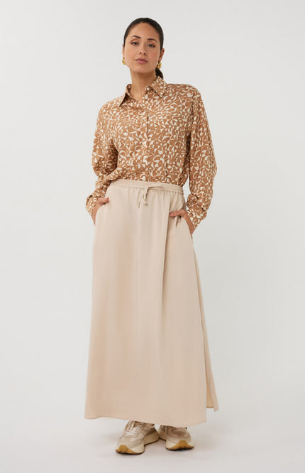 Blouse Boxy Scarlet Graphic Print SP26.14007