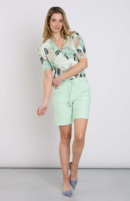 Mi Piace Heavy Travel Short Pistachio 202589 Stretchshop.nl