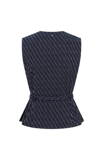 Ibana Top Trisia Chalk Stripes Stretchshop.nl