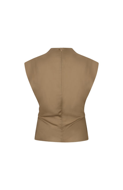 Ibana Top Tavir Terra Beige Stretchshop.nl