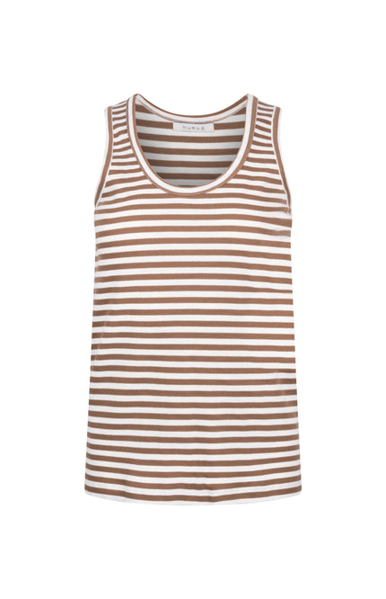 Nukus Singlet Steffie Offwhite Fango NKS01169 Stretchshop.nl