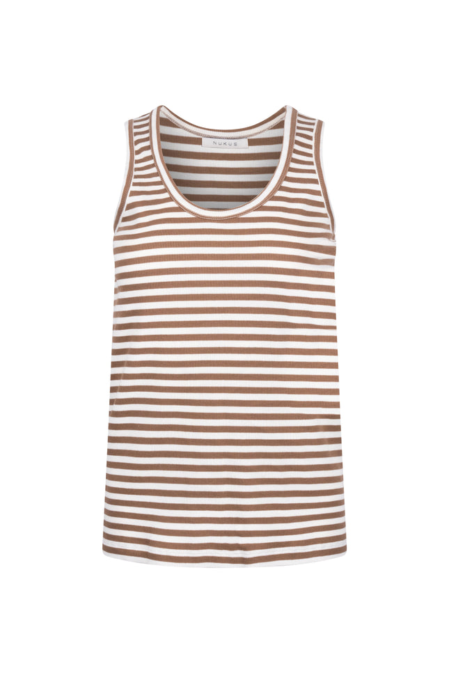 Nukus Singlet Steffie Offwhite Fango NKS01169 Stretchshop.nl