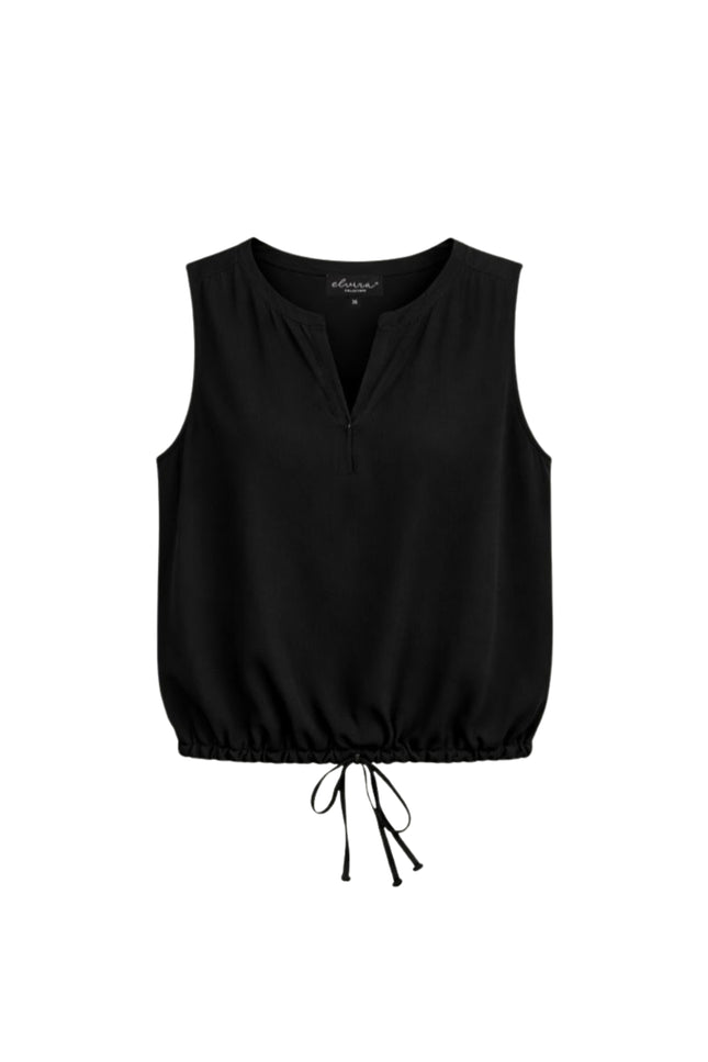 Elvira Casuals Top Abby Black Stretchshop.nl