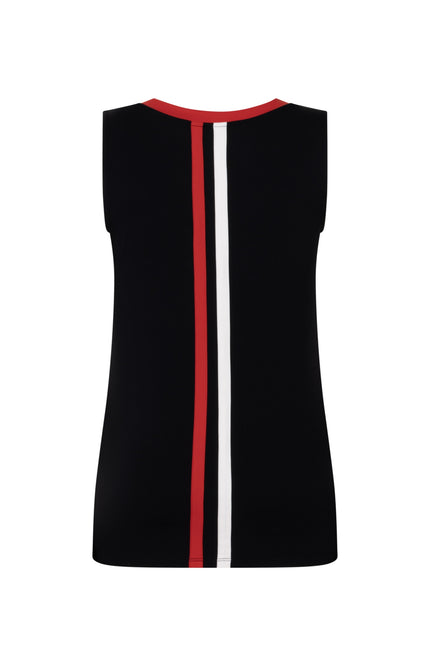 Travel Top Pippa Black Red A26