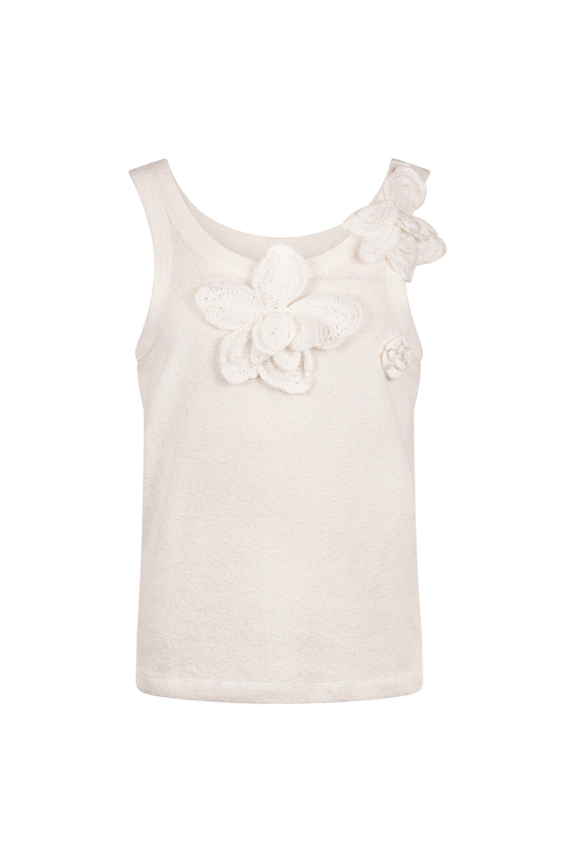 Nukus Top Samanta Offwhite NKS01171 Stretchshop.nl
