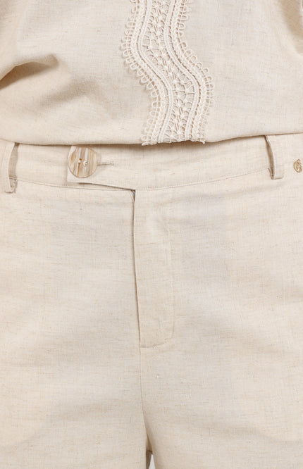 Nukus Broek Eline Sand NKS09080 Stretchshop.nl