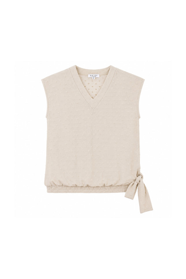Blouse Strik Structuur Zand 183691
