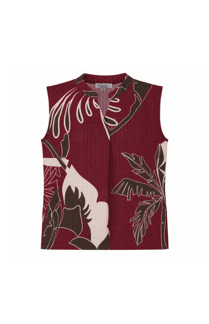 Blouse Blad Print Port 127678