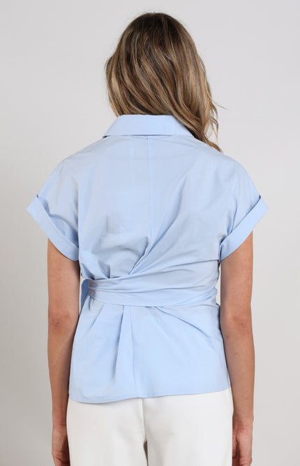 Nukus Blouse Aneta Cloudy NKS01156 Stretchshop.nl