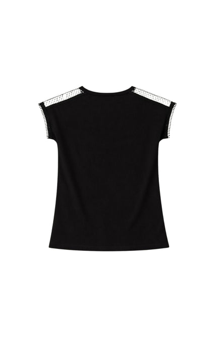 Elvira Casuals Top Lianne Black Stretchshop.nl