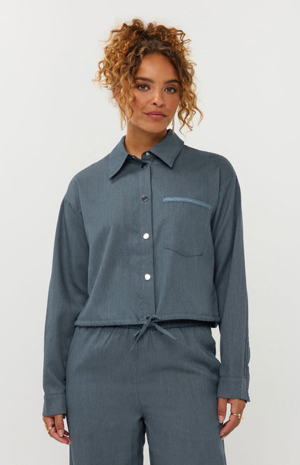 Blouse Kess Denim Blue