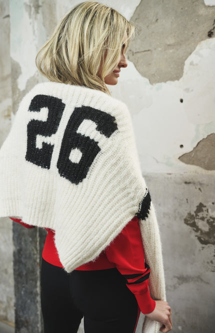 Vest Cammy Offwhite Black A26