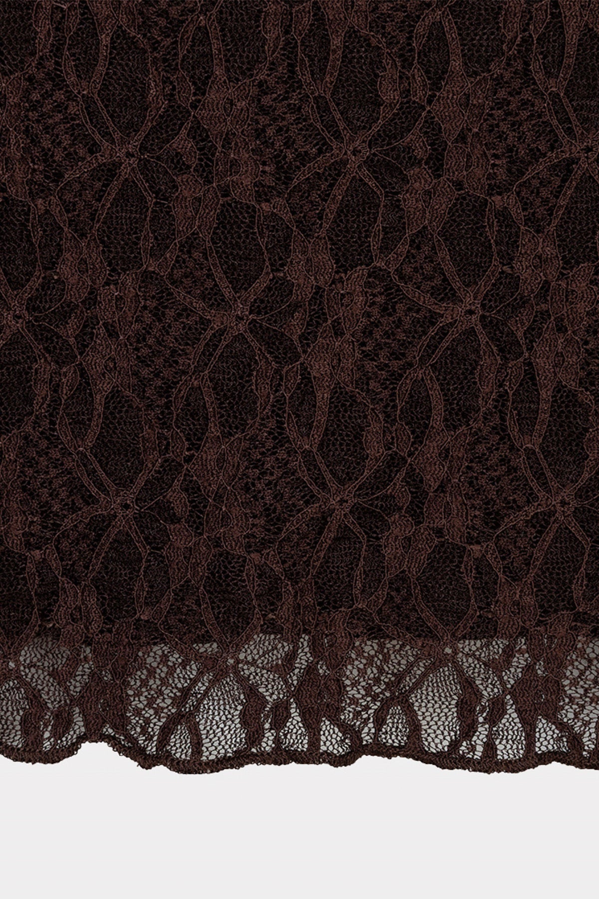 Lichtbruine top Lace Cacao van EsQualo met kanten details, draagbaar als casual of chique kledingstuk.