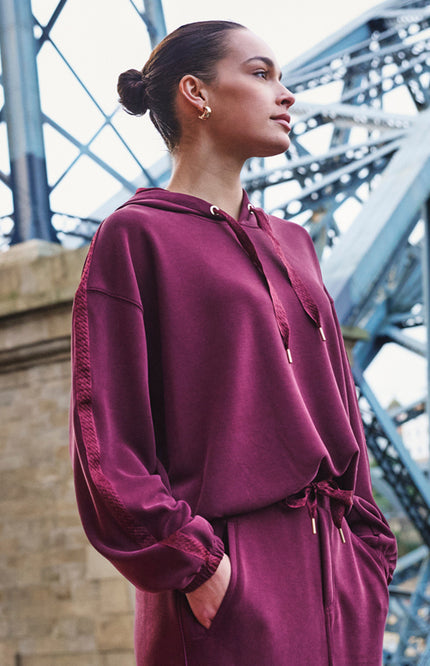 Sweater Monogram Modal Merlot F26.05509