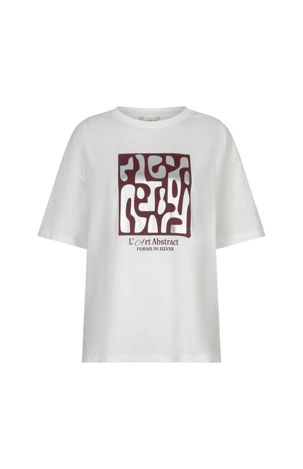 T-shirt Forms Offwhite Merlot F26.05538