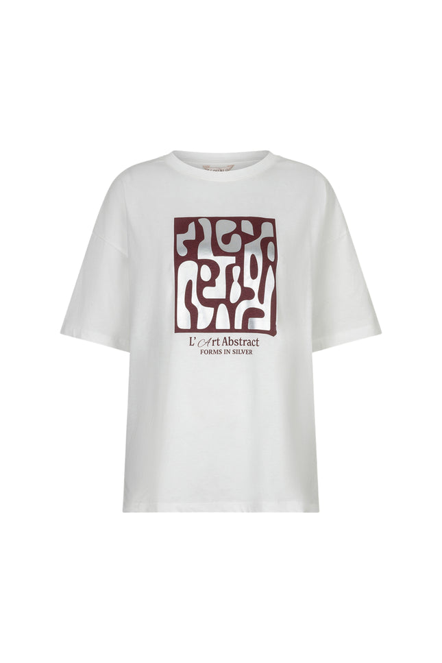 T-shirt Forms Offwhite Merlot F26.05538