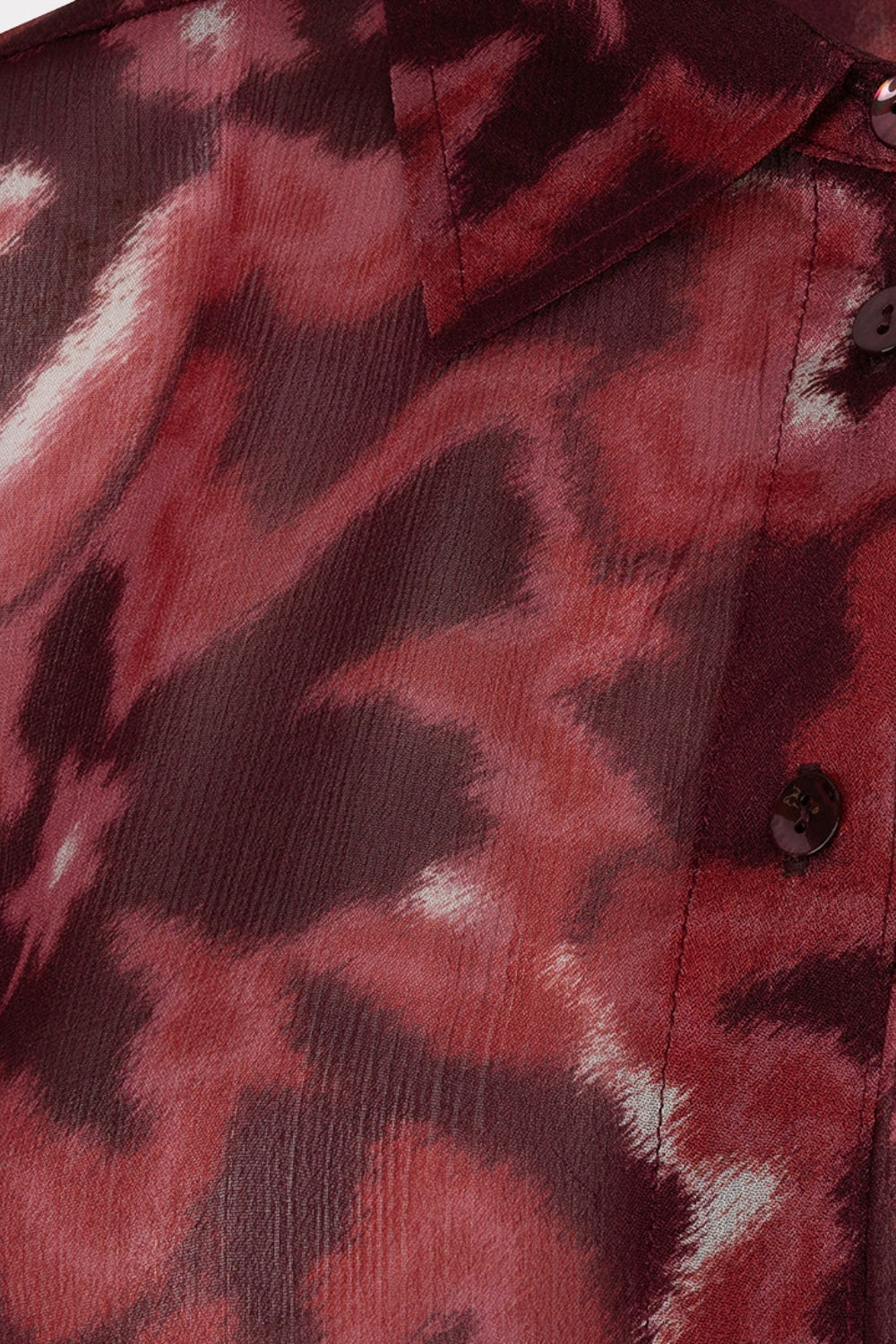 Blouse van EsQualo met herfstbloemenprint, lichte stof, stijlvolle pasvorm, geschikt voor herfstige dagen.