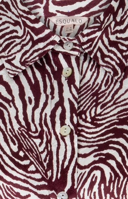 Blouse Oversized Basic Zebra Print F26.14521