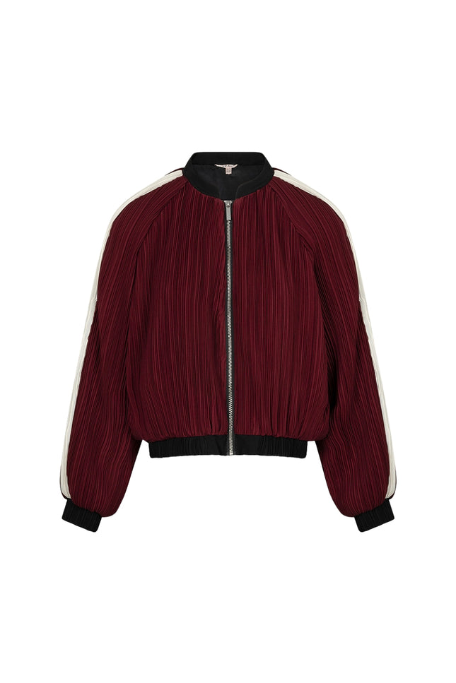 Jacket Bomber Plisse Merlot F26.28500