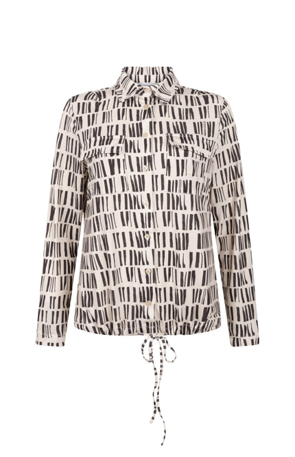 Blouse Pia Ivory Espresso 264