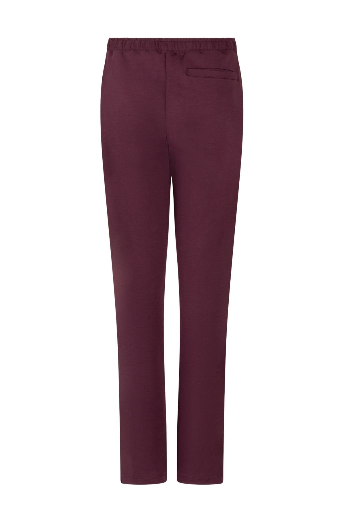 Zoso Noa Bordeaux broek, modieus en comfortabel, met een strakke pasvorm en stijlvolle uitstraling.