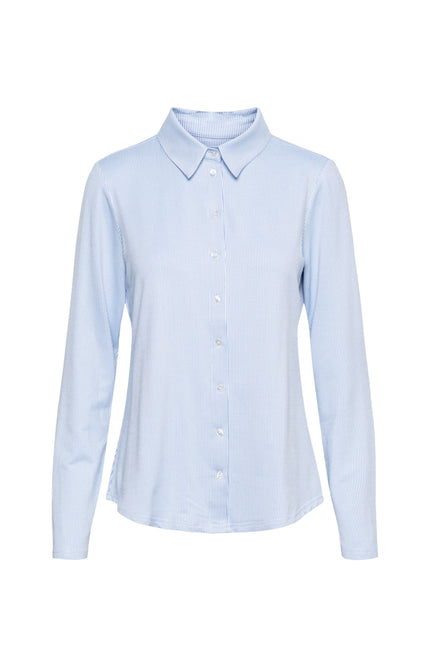 Blouse Lotte Stripe White Blue BL313