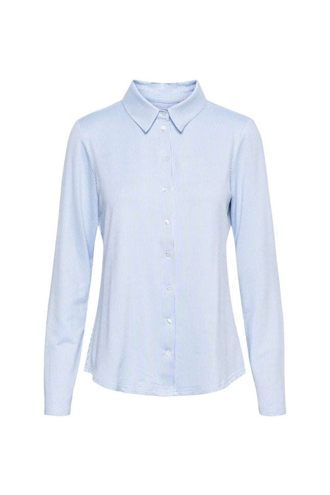 Blouse Lotte Stripe White Blue BL313