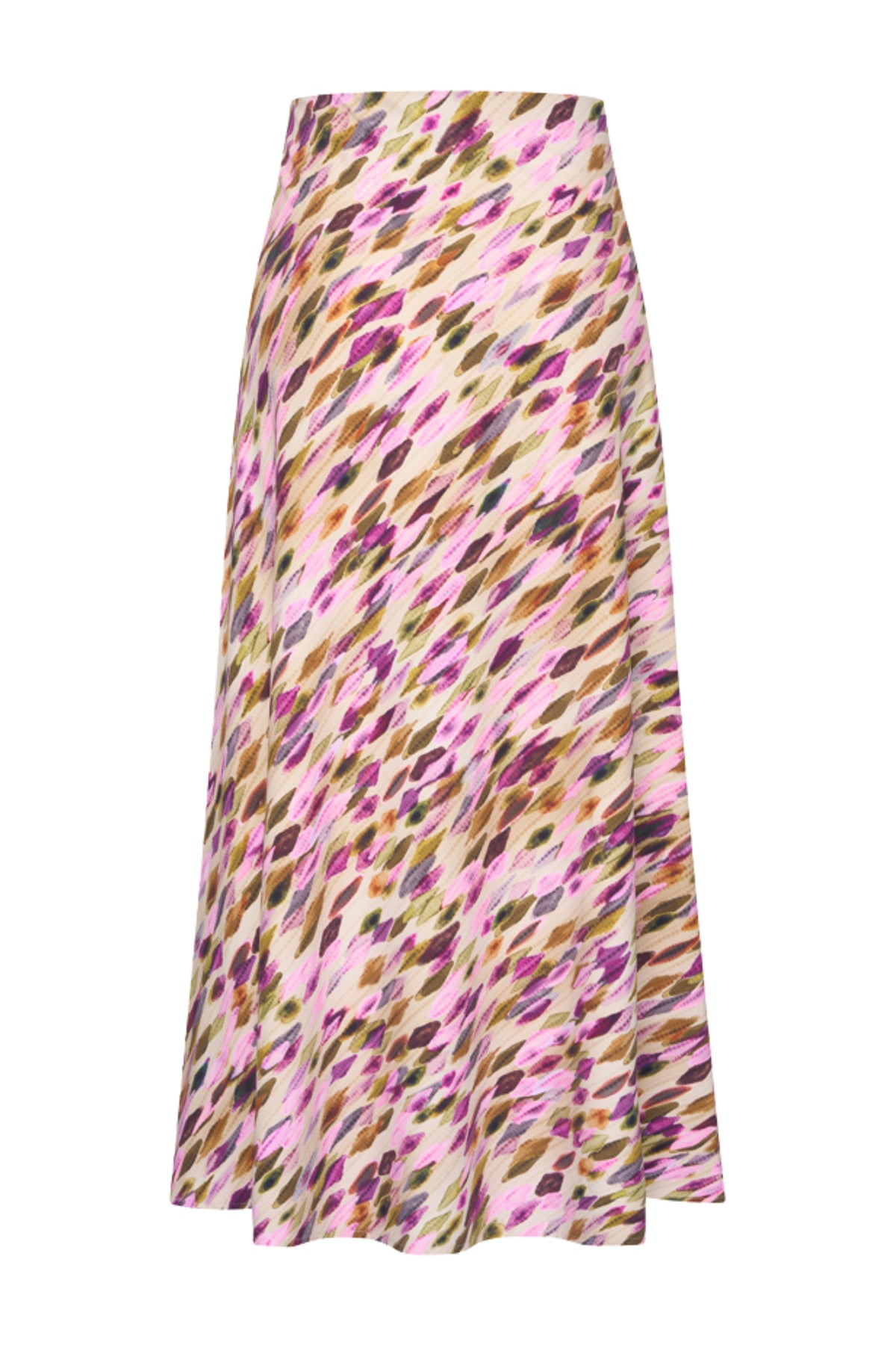 Multicolor travel rok met Argyles print van Mi Piace, kleurrijk en comfortabel, geschikt voor reizen en casual stijlen.