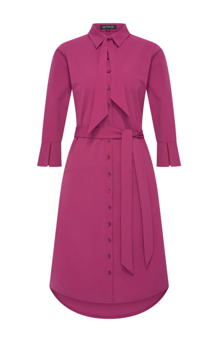 Travel Jurk Bow Magenta Purple 202708