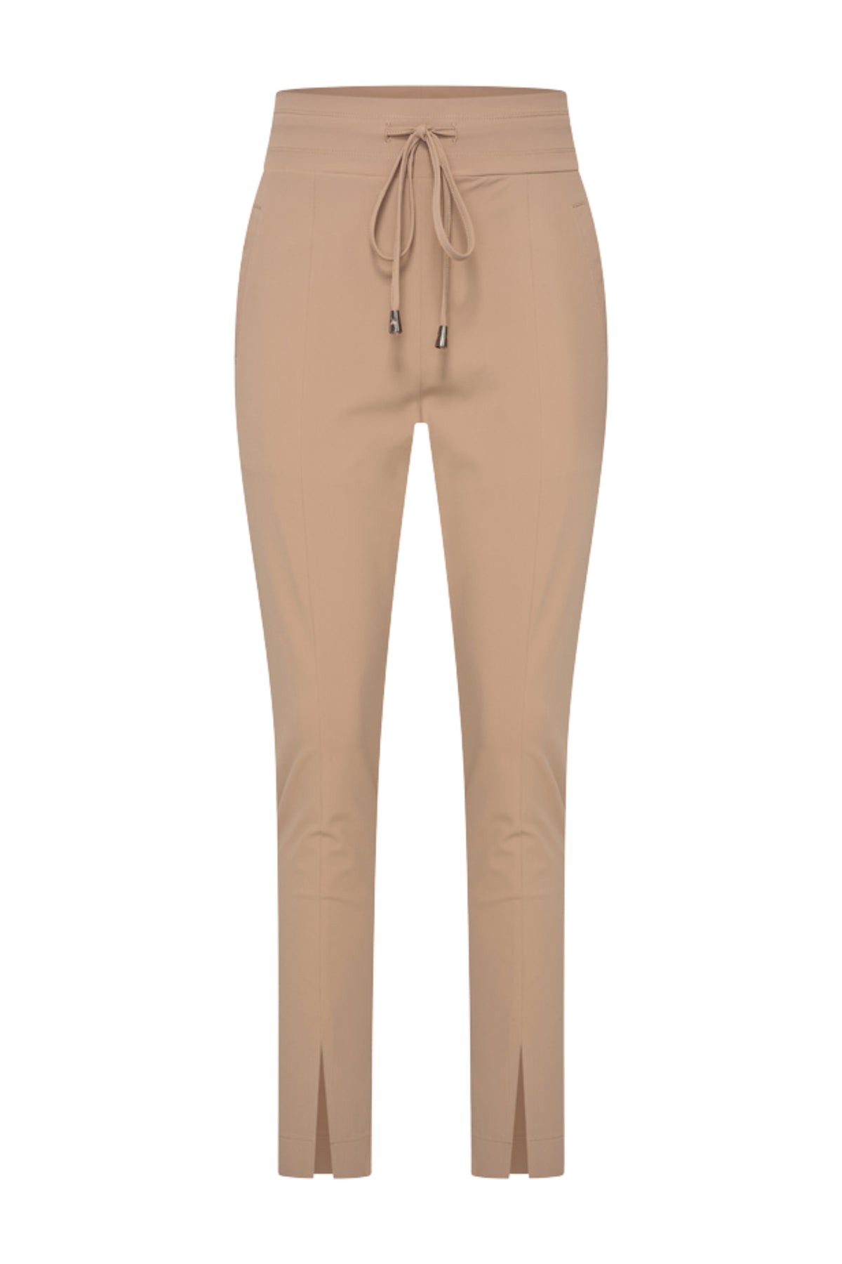 Zwarte zware reisbroek van Mi Piace, Portabella model, met stevige stof en praktische pasvorm, zichtbaar op afbeelding.