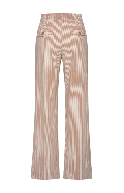Travel Broek Small Stripe Print Portabella 202884