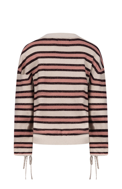 Trui Kim Stripe Sand Rose NKF03054