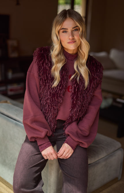 Gilet Mila Feather Cherry NKF08026