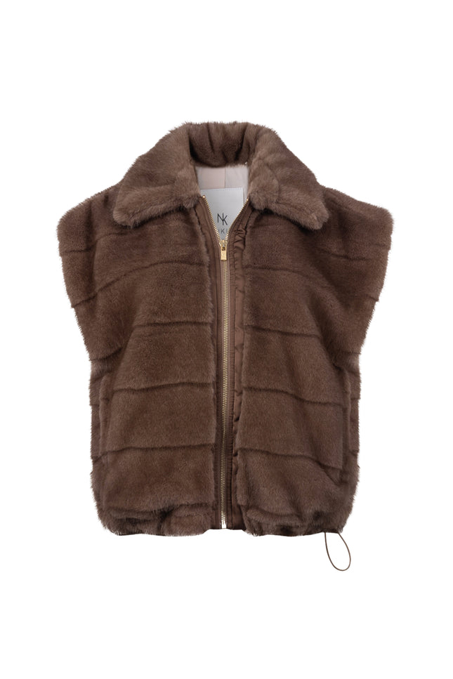 Gilet Hani Taupe NKF08034
