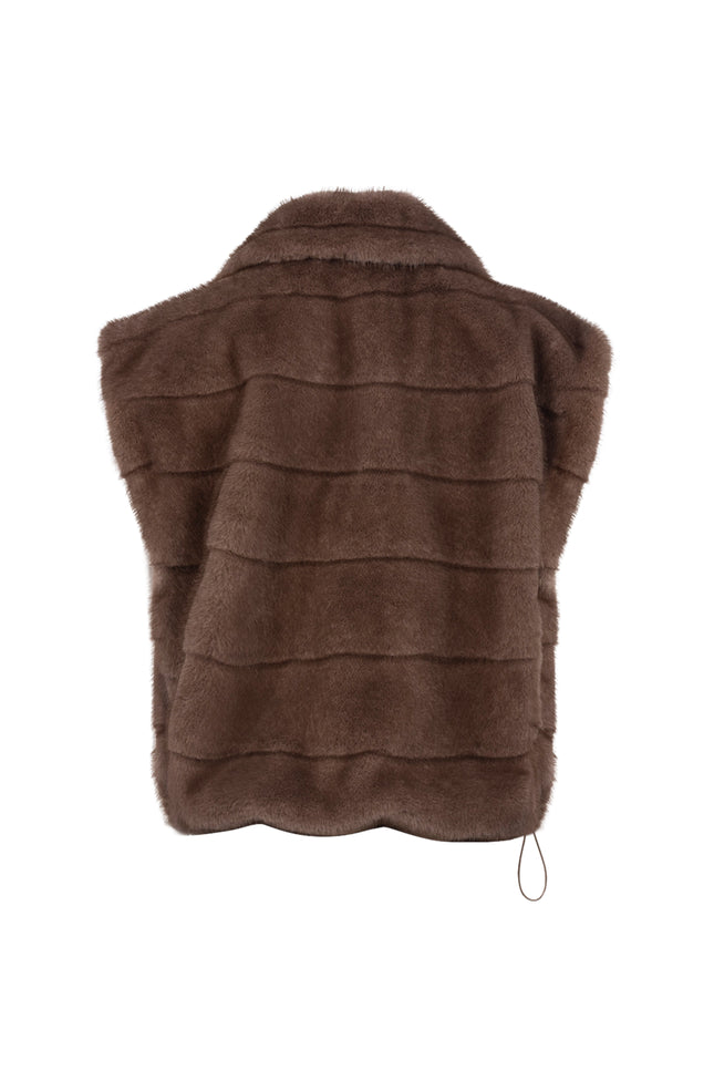 Gilet Hani Taupe NKF08034